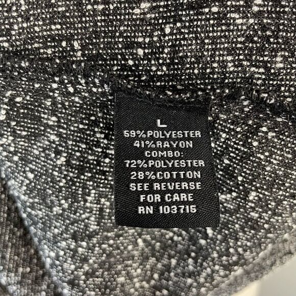 NWT Sharagano Gray Sweater Top Size L - Picture 8 of 8